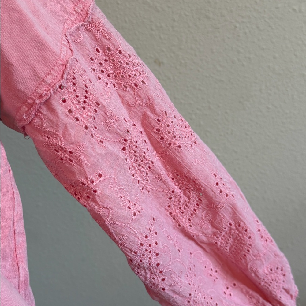 Easel Pink Long Sleeve Top - Picture 5 of 6